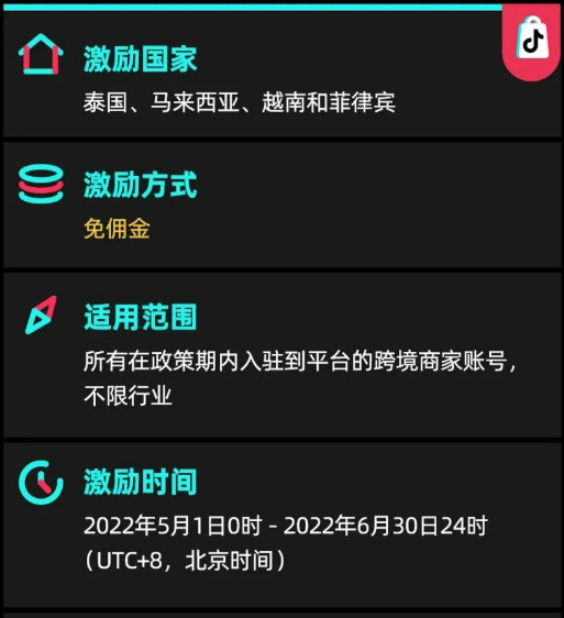0佣金+邮费补贴！TikTok电商出台重磅激励政策！