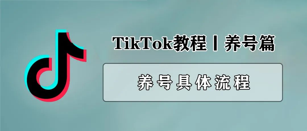 TikTok养号流程（手把手教你TikTok如何养号）