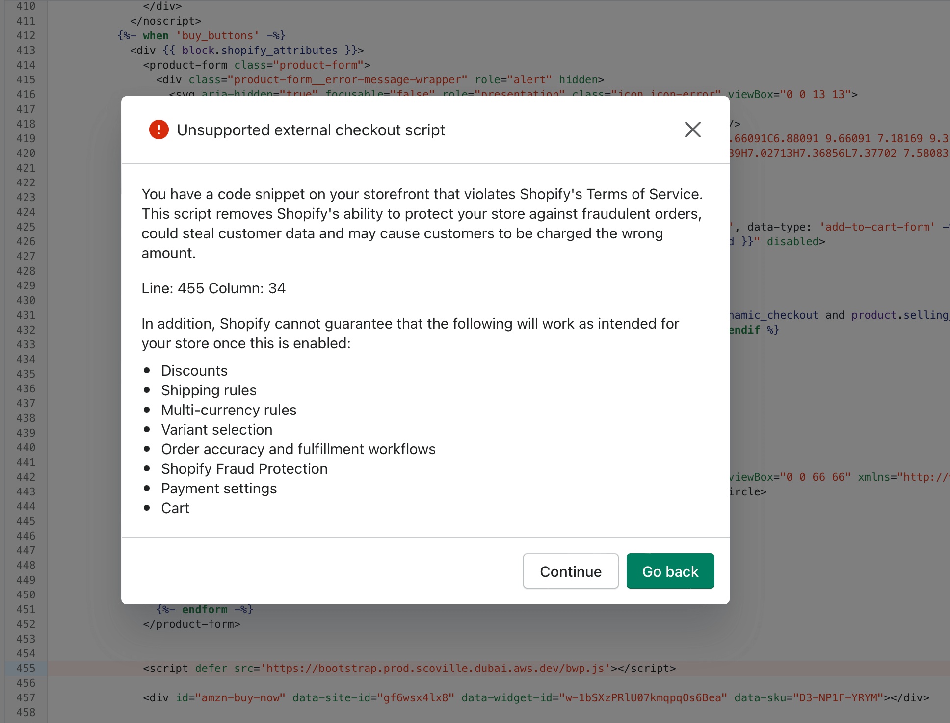 Shopify警告商家不要使用亚马逊Buy with Prime