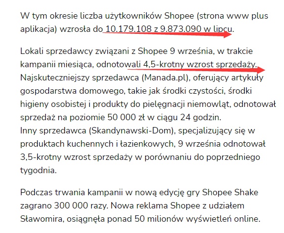 8月Shopee在波兰买家数量增加