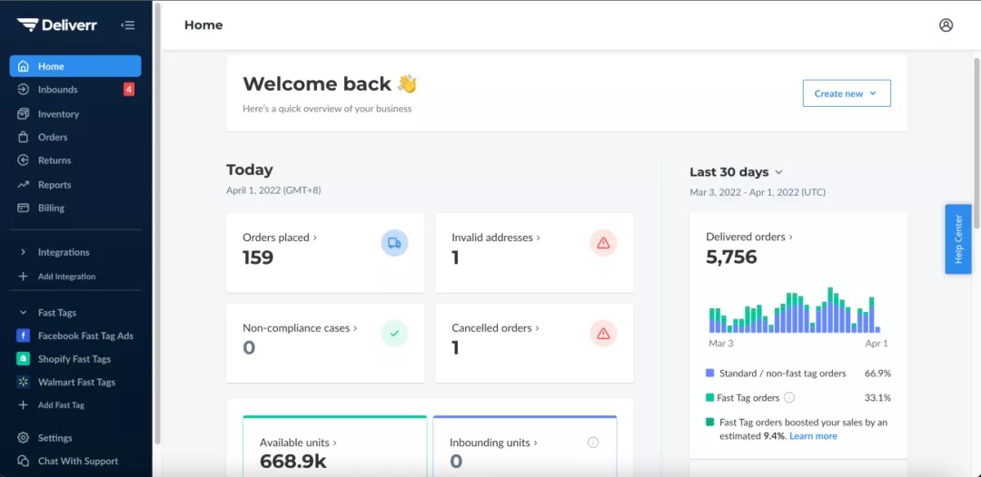 Shopify官方物流服务商Deliverr正式上线