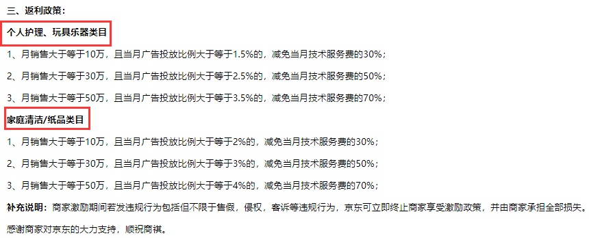 京东国际发布个人护理、玩具乐器等类目招商激励政策