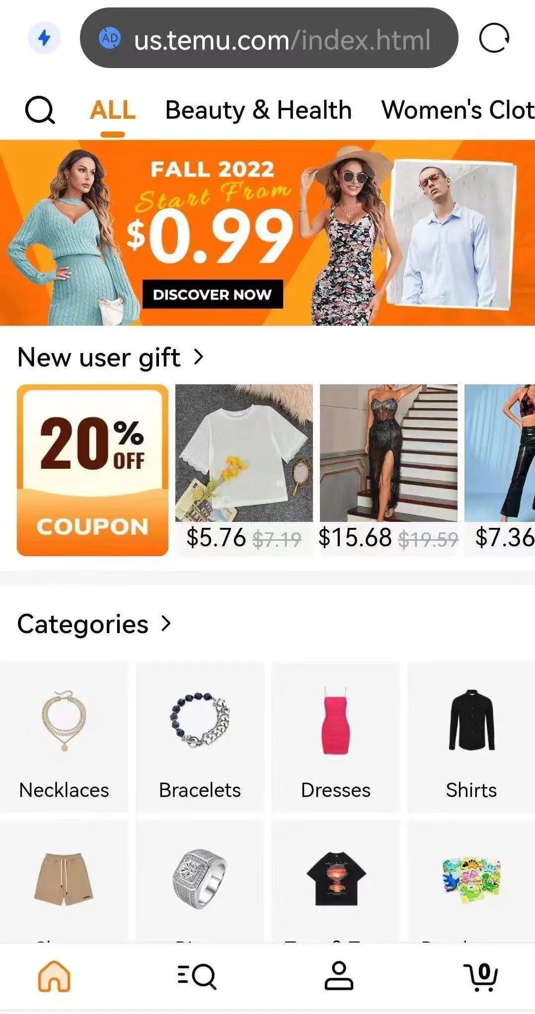 拼多多跨境电商平台Temu推1分钱包邮