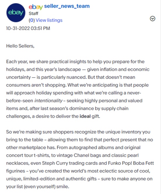 ebay美国站发布2022年假期消费趋势