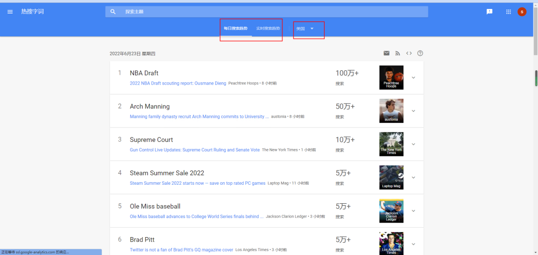 谷歌趋势中国能用吗(谷歌趋势常用功能使用教程)