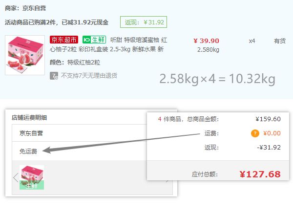 京东满多少钱可以免运费(京东自营运费收费标准)