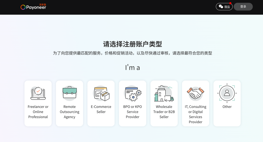 派安盈Payoneer怎么注册(派安盈注册流程步骤)