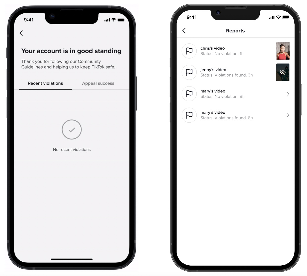 TikTok更新账户强制执行系统,以便更快删除有害账户