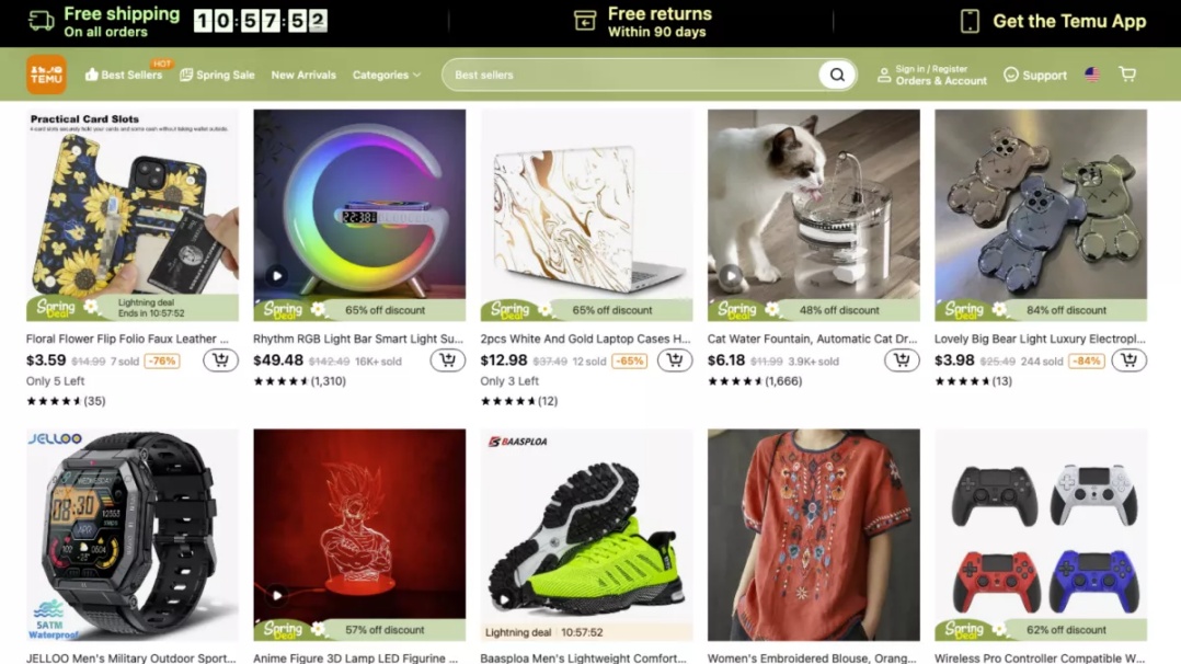 Wish月活跌至新低，Temu趁势崛起