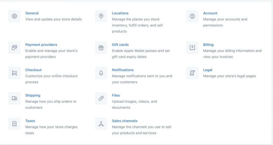 Shopify建站教程(Shopify后台设置功能介绍)