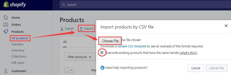 Shopify批量上传产品(Shopify如何一键导入)