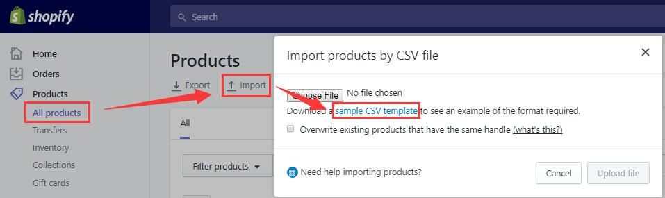 Shopify批量上传产品(Shopify如何一键导入)