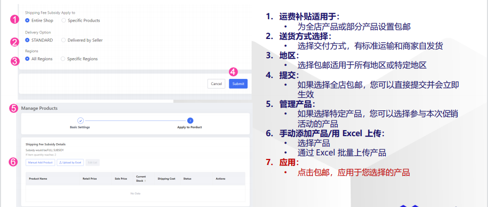 Lazada包邮怎么设置(附详细操作流程)