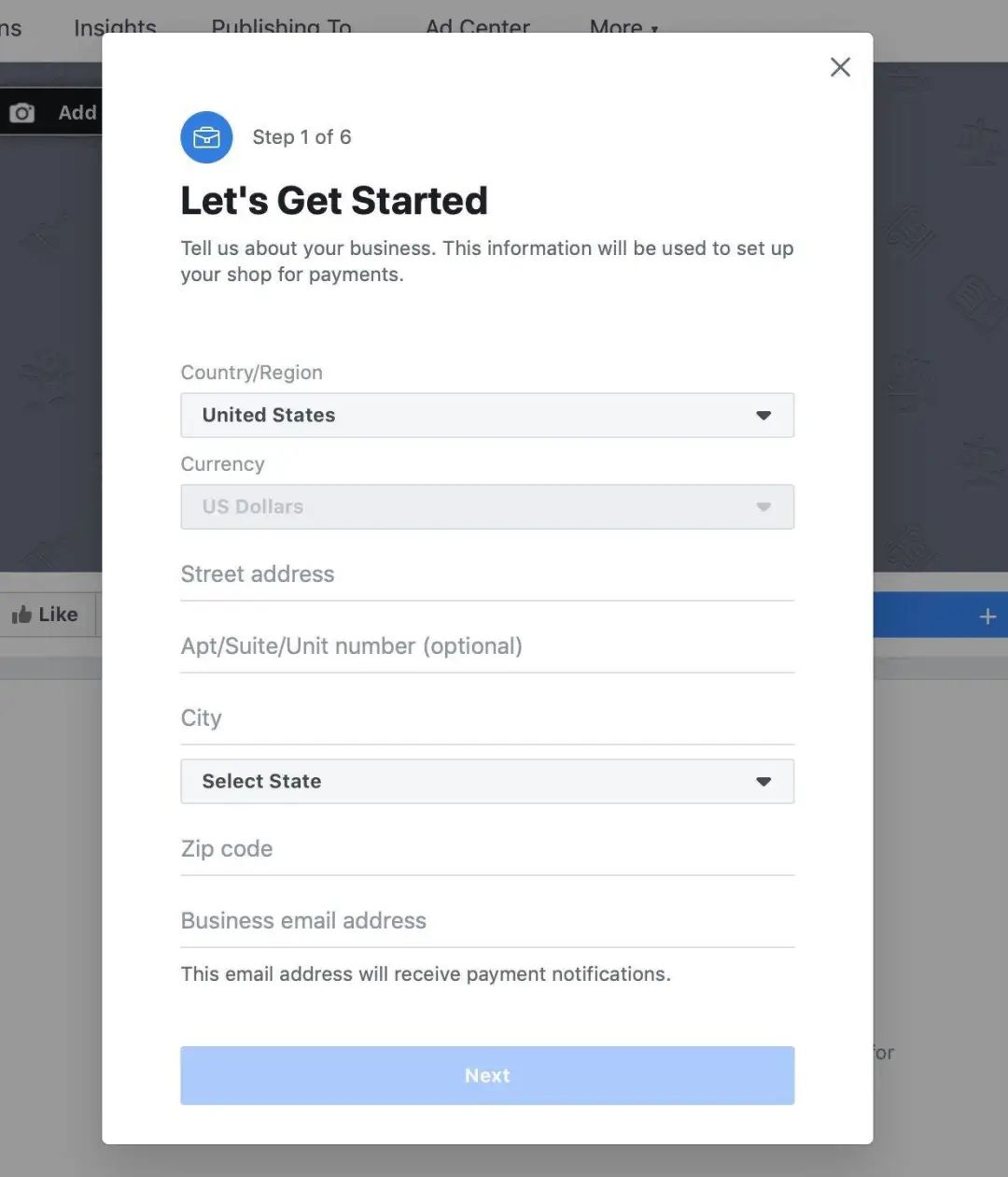 Facebook开店流程图文教程(需要什么资料)