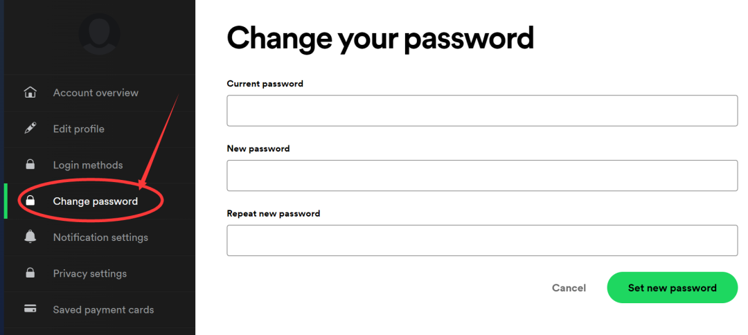 Spotify怎么改密码(Spotify忘记密码了怎么办)