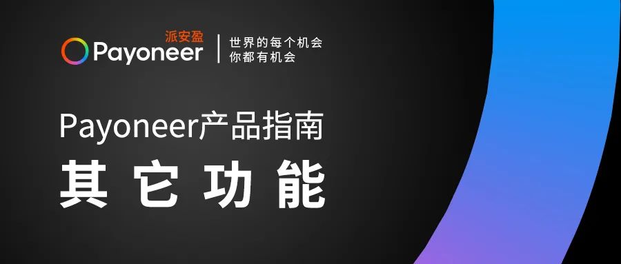 Payoneer派安盈：一站式跨境收付款