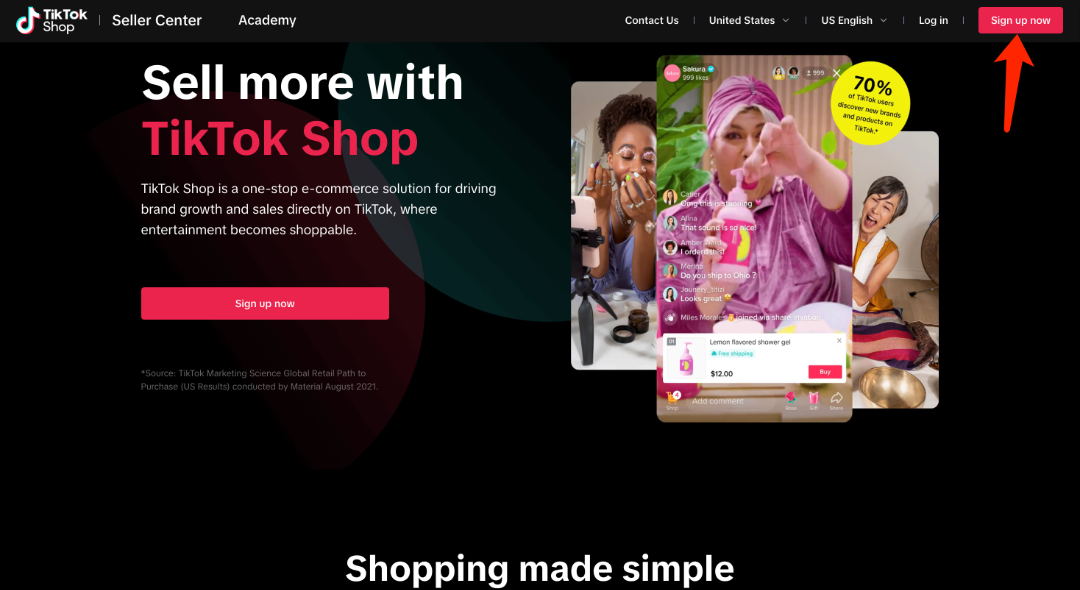 TikTok本土店怎么开通(美区TikTok小店注册流程)