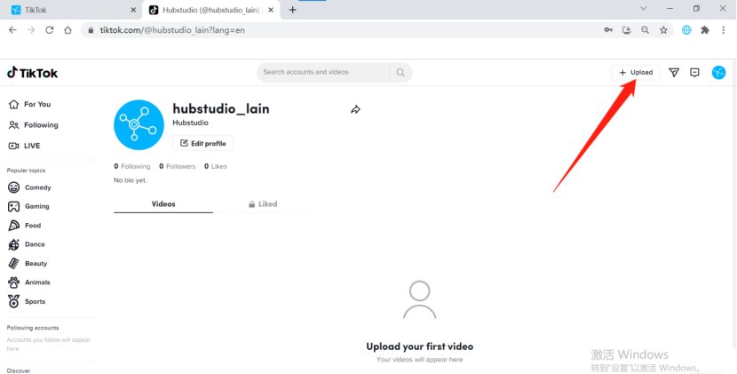 Hubstudio指纹浏览器注册登录TikTok教程(图文)