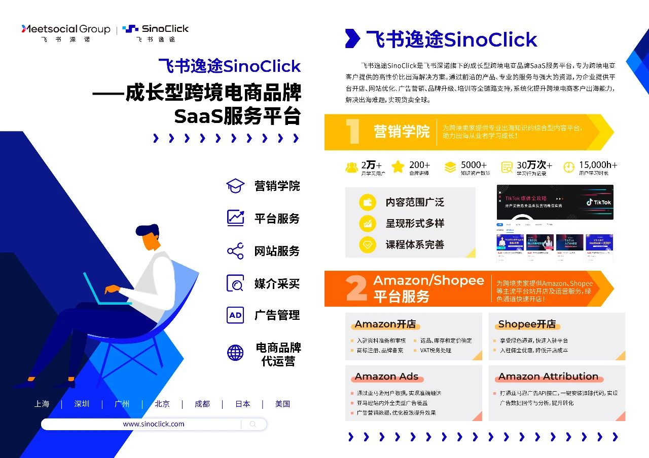 飞书逸途SinoClick：一站式跨境电商服务平台