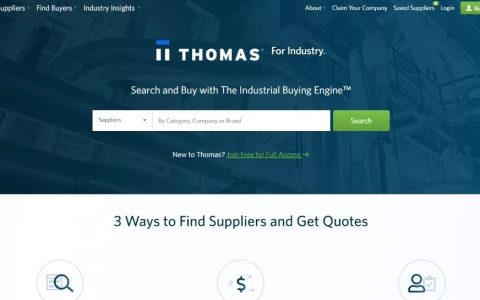 ThomasNet-北美市场B2B电商平台
