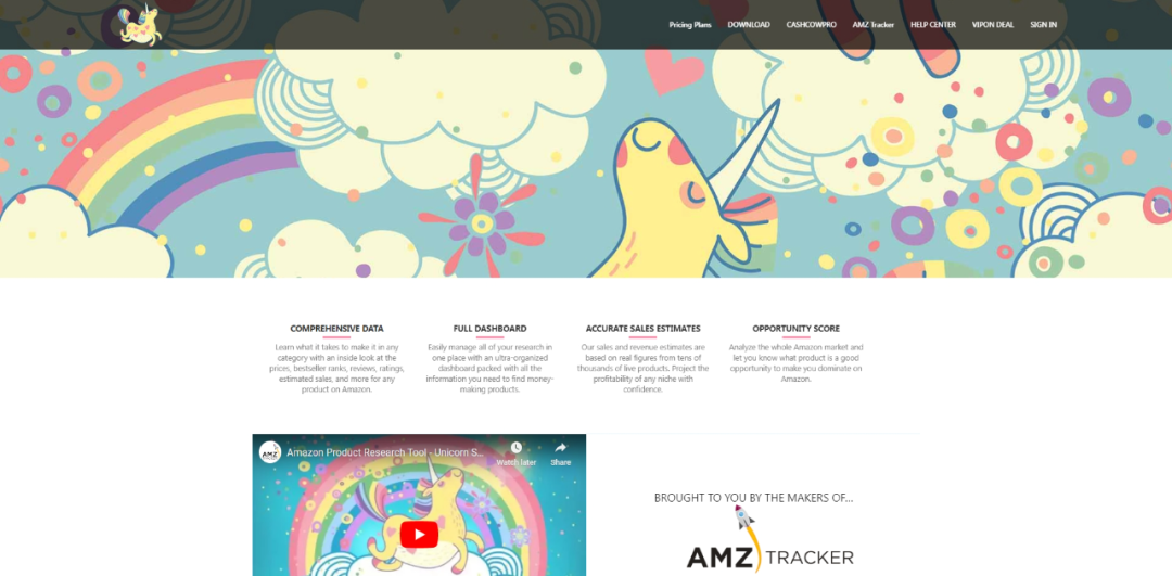 Unicorn Smasher-亚马逊产品研究工具