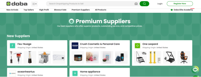 Doba-Dropshipping一件代发平台