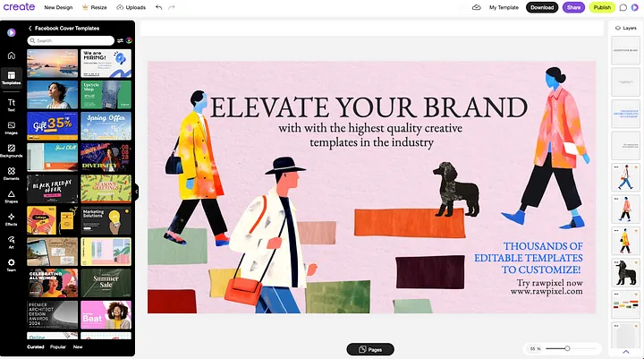 RawPixel-免费图片素材网站