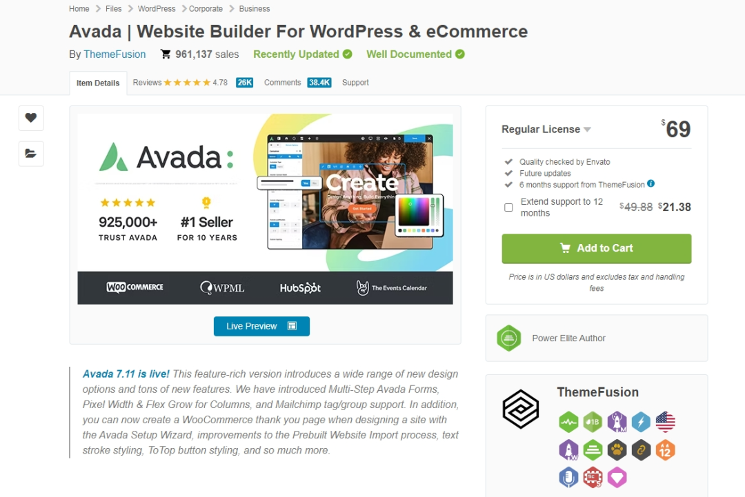ThemeForest-网站模板主题销售平台