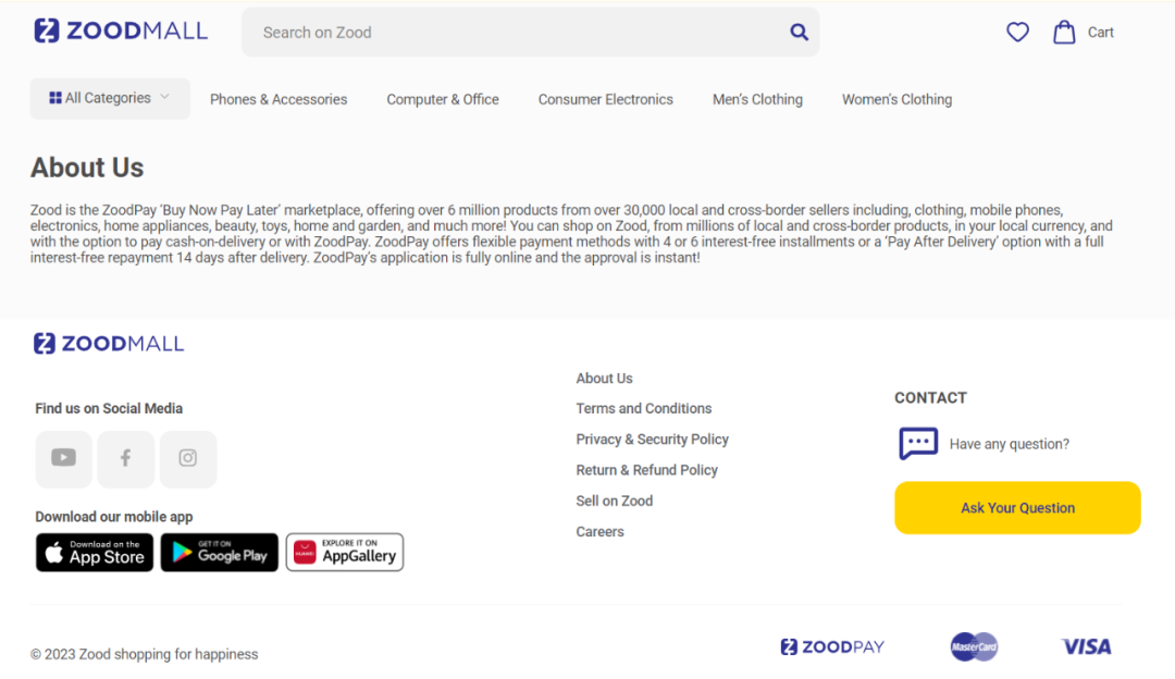 ZoodMall-中东跨境电商平台