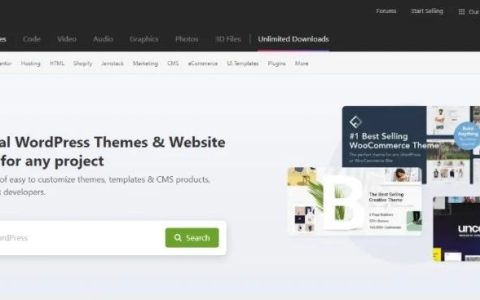ThemeForest-网站模板主题销售平台