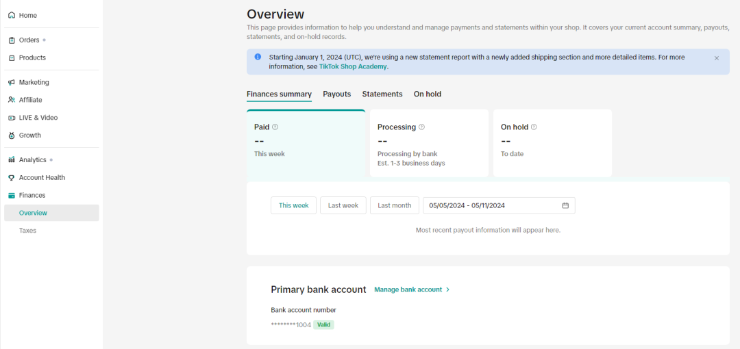 TikTok Shop小店怎么入驻(TikTok Shop卖家中心)