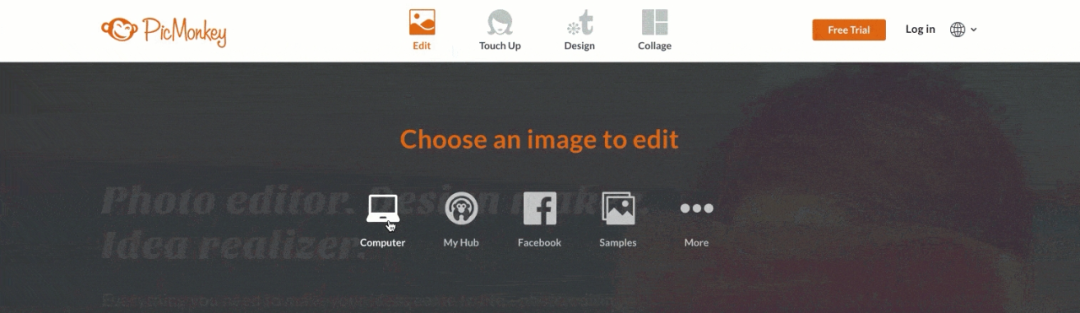 PicMonkey-图片编辑工具