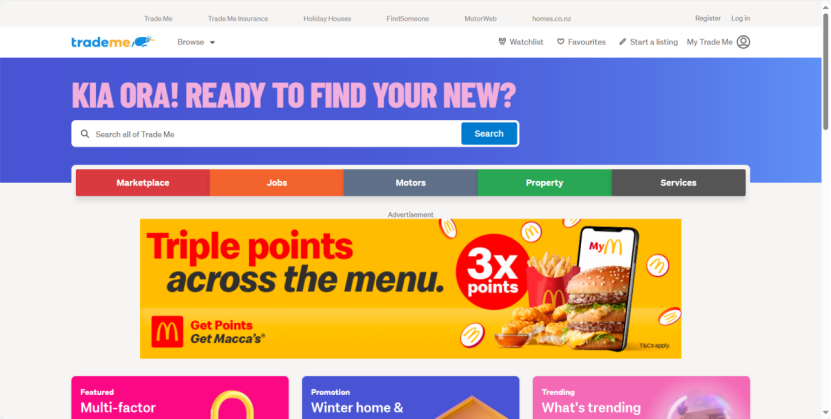 Trade Me跨境电商平台