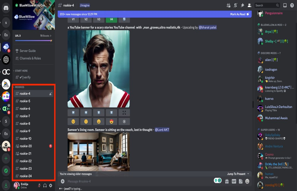 BlueWillow-AI绘画工具
