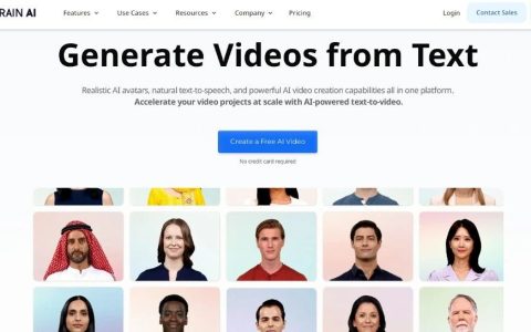 DeepBrain AI-视频生成工具