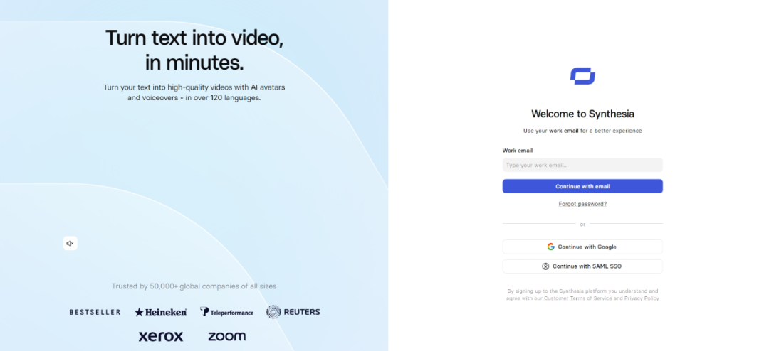 Synthesia-AI视频生成工具