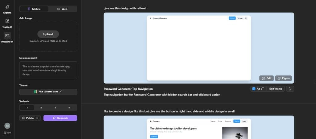Galileo AI-UI界面设计生成工具