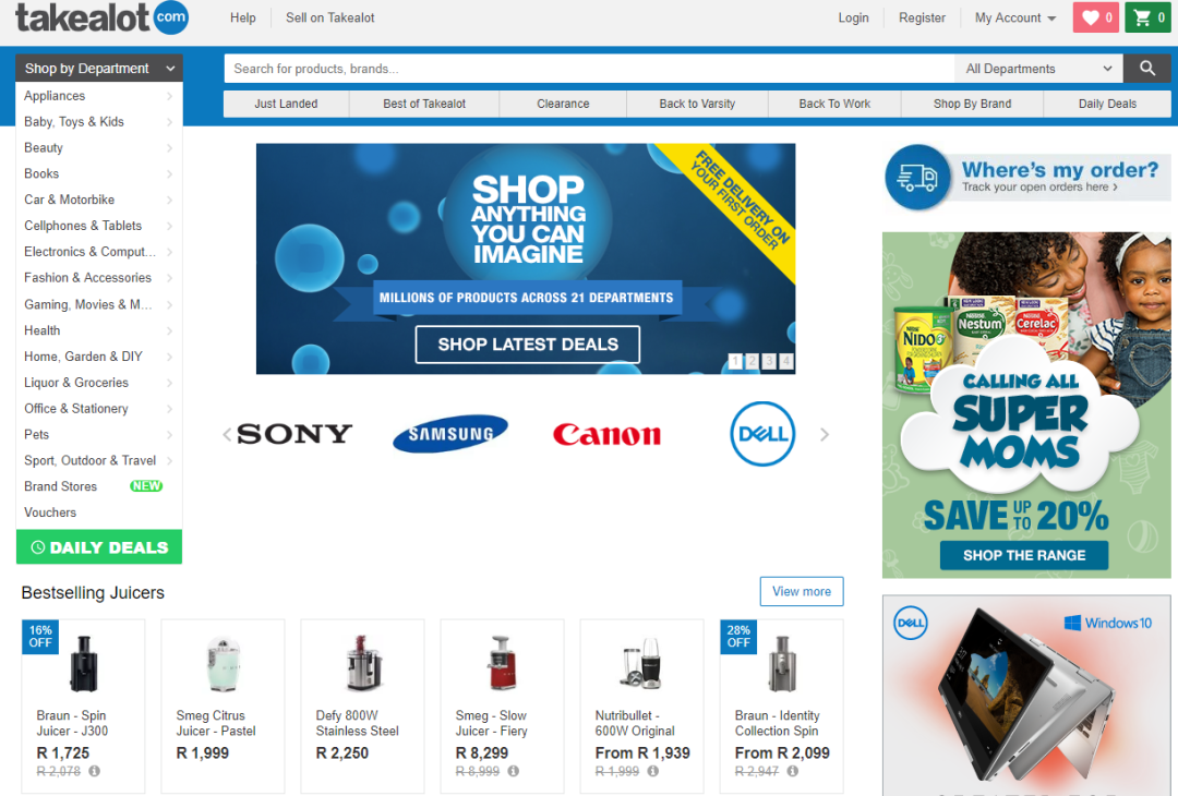 Takealot-非洲电商平台