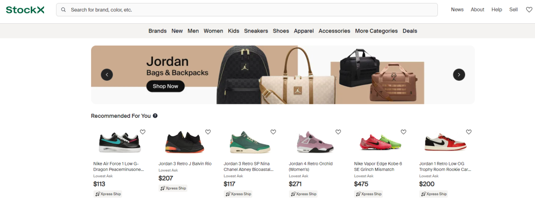 StockX-限量版运动鞋/潮流服饰/手表平台