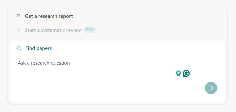 Elicit-人工智能论文研究助手