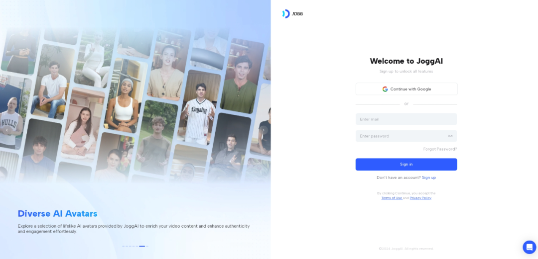 Jogg AI-人工智能视频广告生成工具