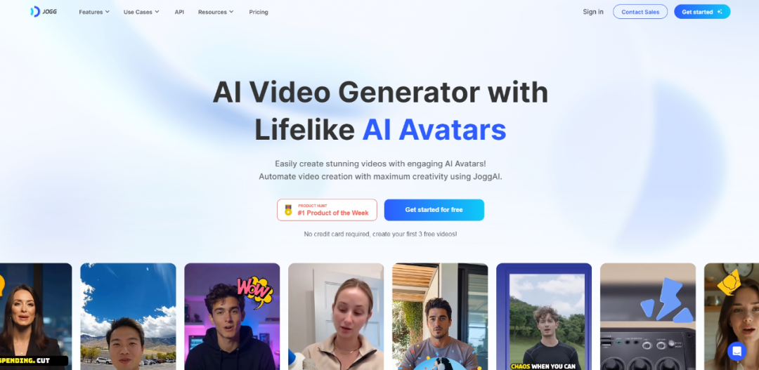 Jogg AI-人工智能视频广告生成工具
