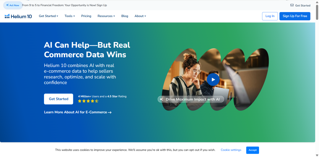 Helium 10-跨境电商选品工具