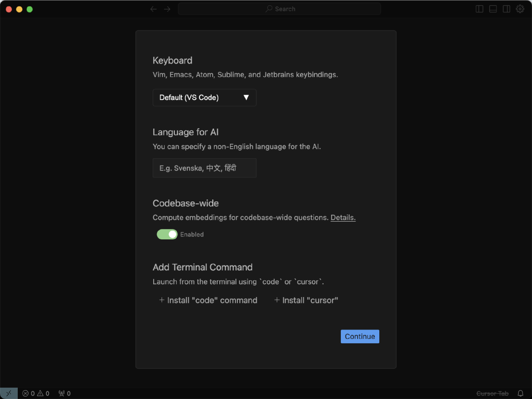Cursor安装注册使用教程(Cursor汉化设置中文)