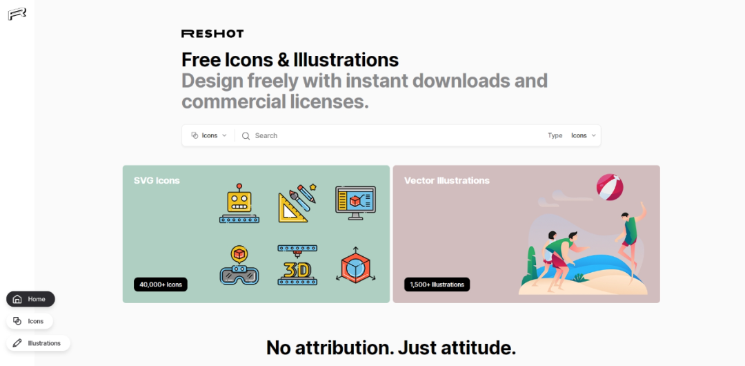 Reshot-icons图标素材设计平台