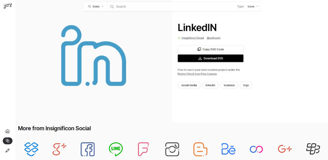 Reshot-icons图标素材设计平台