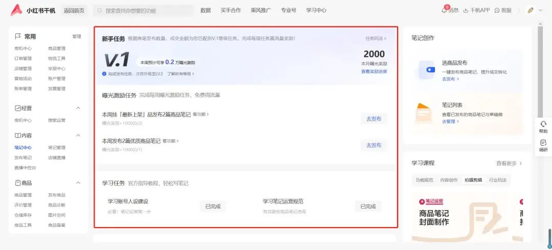 2025小红书开店新商家入驻权益