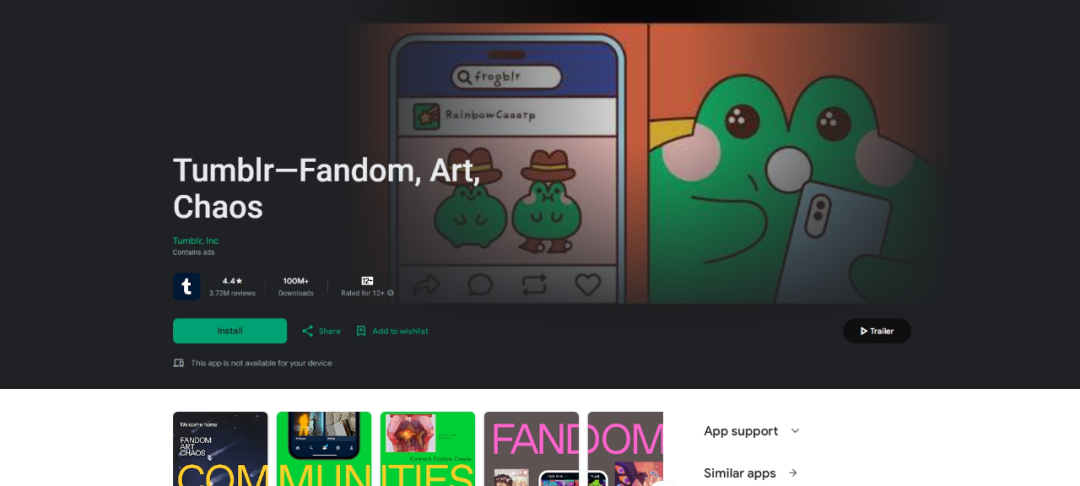 Tumblr-轻博客社交媒体平台