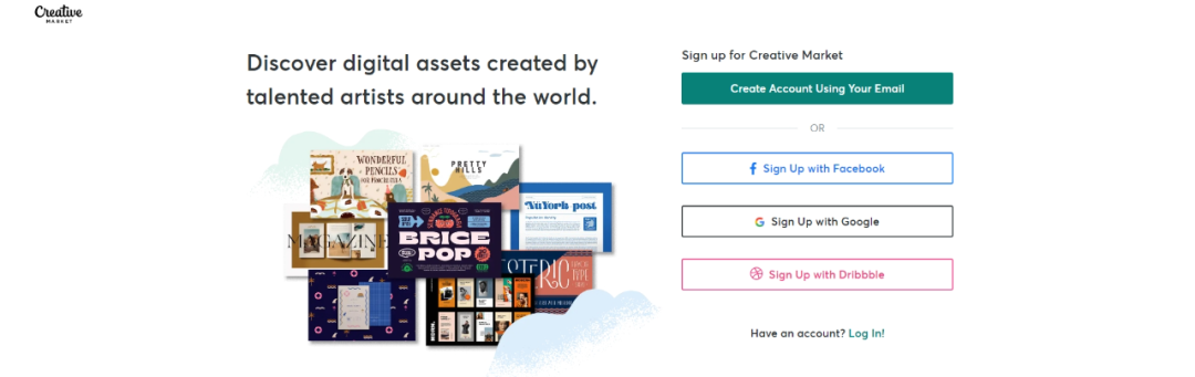 ‌‌Creative Market-设计素材交易平台