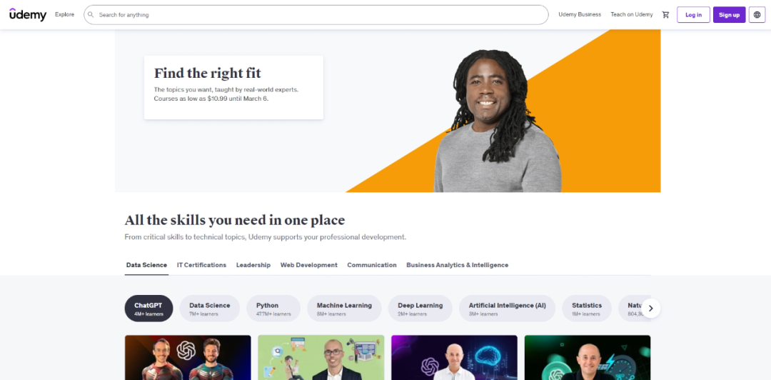 ‌‌Udemy-在线课程学习平台